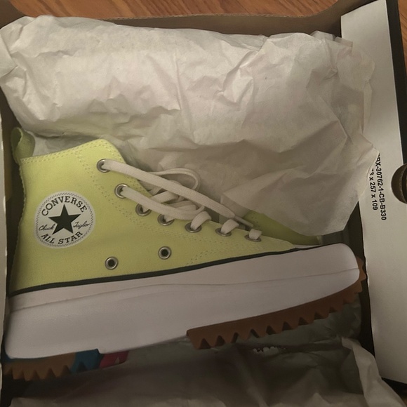 Neon yellow Converse Run Star Hike - Picture 4 of 4